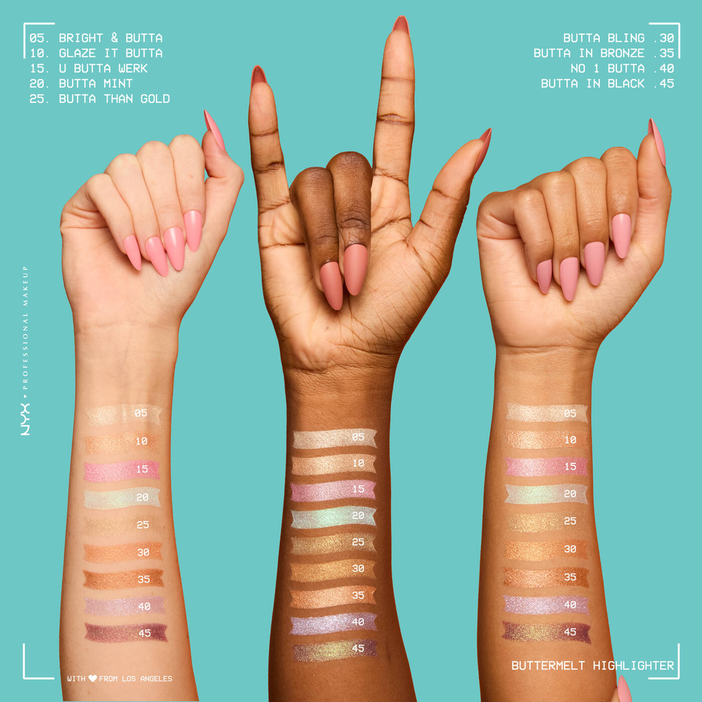 NYX-Professional-Makeup-BUTTERMELT-HIGHLIGHTER-Swatch-Ashley-Cailey-Kayla.webp