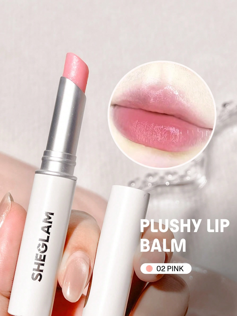 Sheglam plushy lip balm (effet lèvres roses)