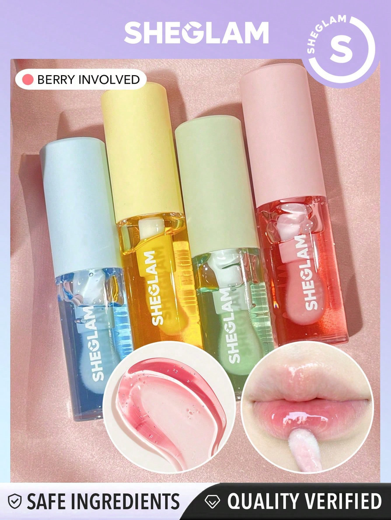 Jelly wow hydrating lip oil - Sheglam (Berry involved)
