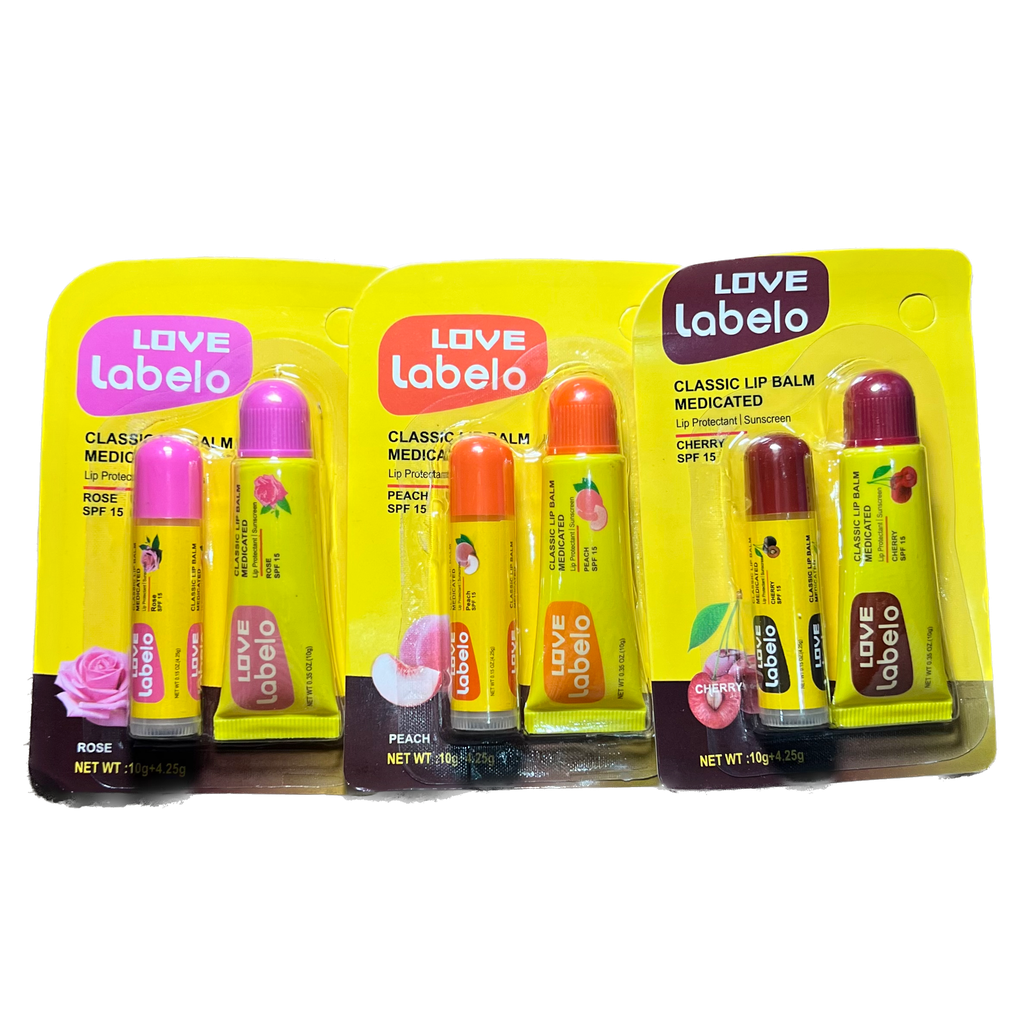 Baume à lèvres 2en1 Labello (Peach)